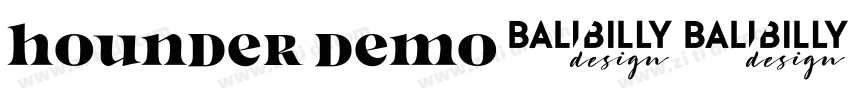 Hounder Demo字体转换